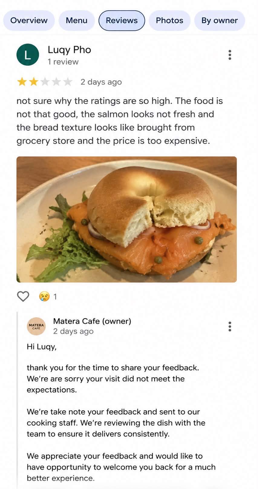 Google review